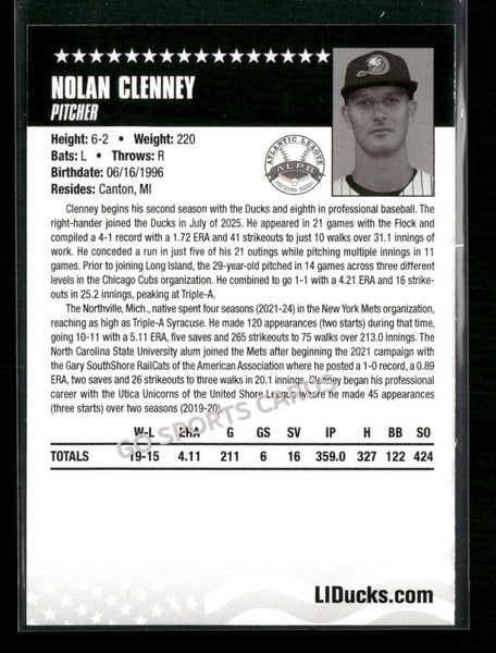 2026 Long Island Ducks Nolan Clenney