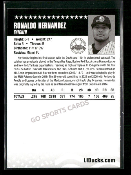 2026 Long Island Ducks Ronald Hernandez