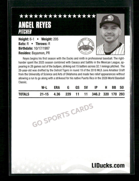 2026 Long Island Ducks Angel Reyes