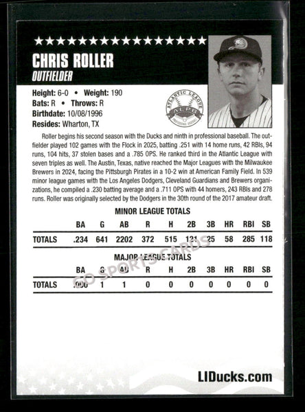 2026 Long Island Ducks Chris Roller