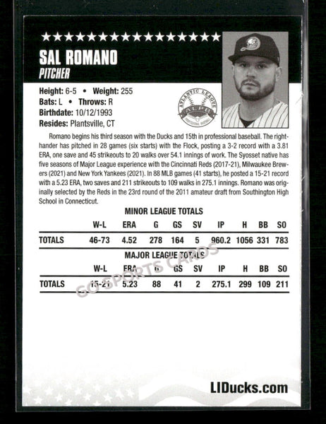 2026 Long Island Ducks Sal Romano