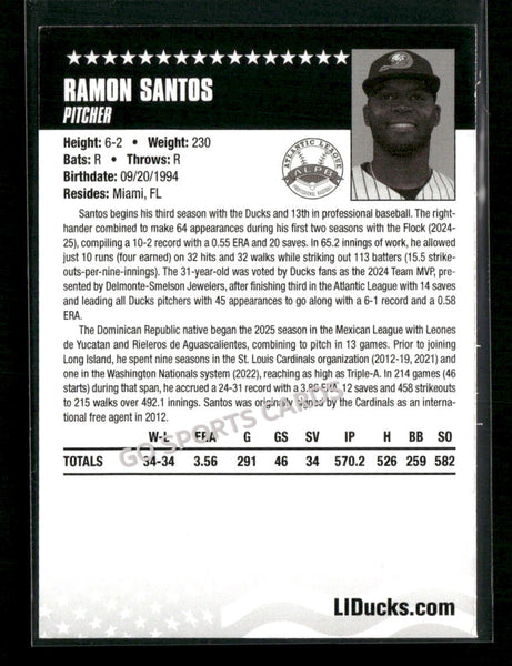 2026 Long Island Ducks Ramon Santos
