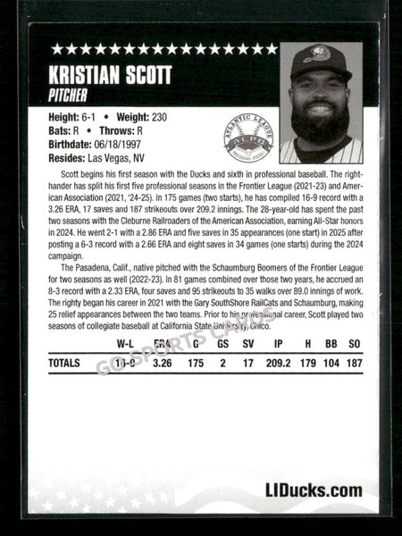 2026 Long Island Ducks Kristian Scott
