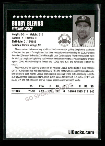 2026 Long Island Ducks Bobby Blevins