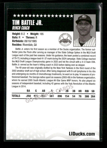 2026 Long Island Ducks Tim Battle Jr