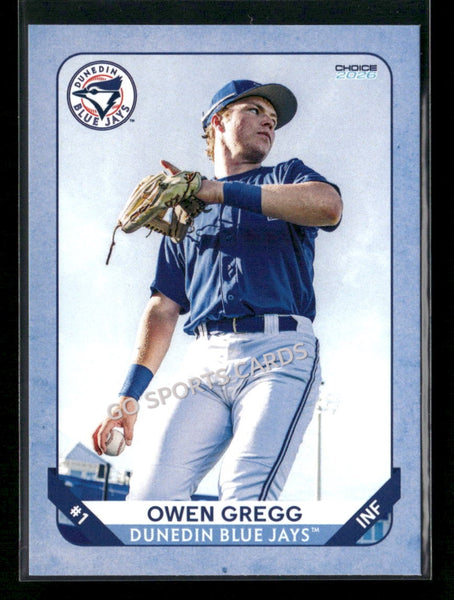2026 Dunedin Blue Jays Owen Gregg
