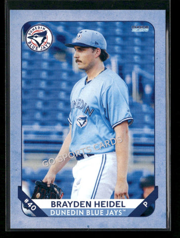2026 Dunedin Blue Jays Brayden Heidel
