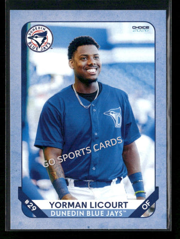 2026 Dunedin Blue Jays Yorman Licourt