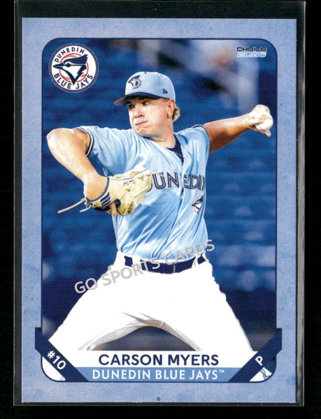 2026 Dunedin Blue Jays Carson Myers