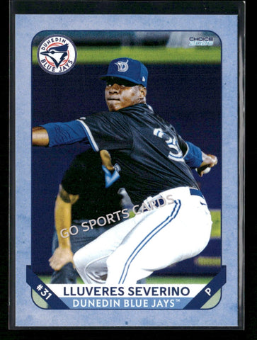 2026 Dunedin Blue Jays Lluveres Severino