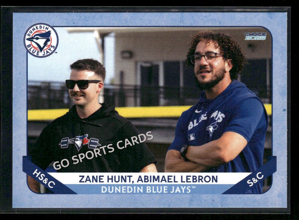 2026 Dunedin Blue Jays Zane Hunt Abimael Lebron