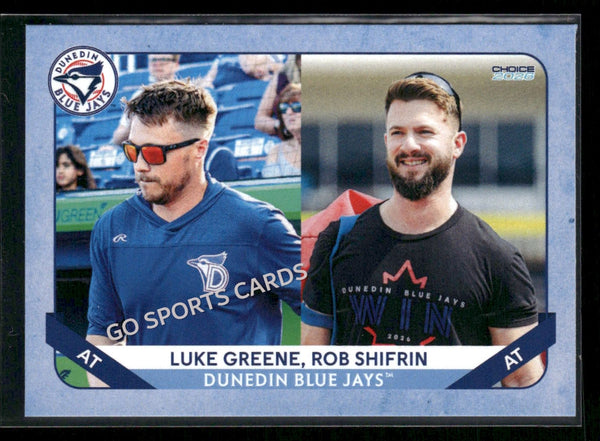 2026 Dunedin Blue Jays Luke Greene Rob Shifrin