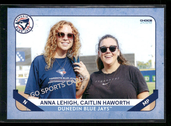 2026 Dunedin Blue Jays Anna Lehigh Caitlin Haworth