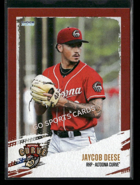 2026 Altoona Curve 2nd Jaycob Deese