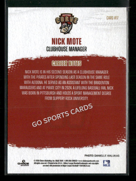 2026 Altoona Curve 2nd Nick Mote