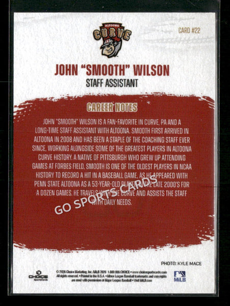 2026 Altoona Curve 2nd John Smooth Wilson