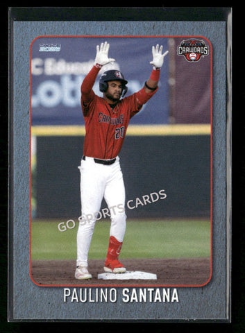 2026 Hickory Crawdads 2nd Paulino Santana