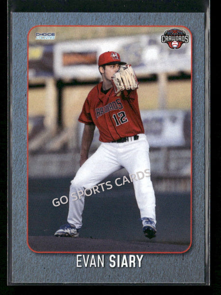 2026 Hickory Crawdads 2nd Evan Siary