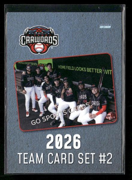 2026 Hickory Crawdads 2nd Header Checklist