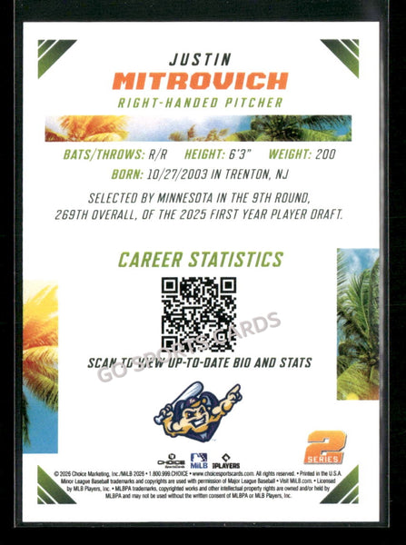 2026 Florida State League Top Prospects 2nd Justin Mitrovich