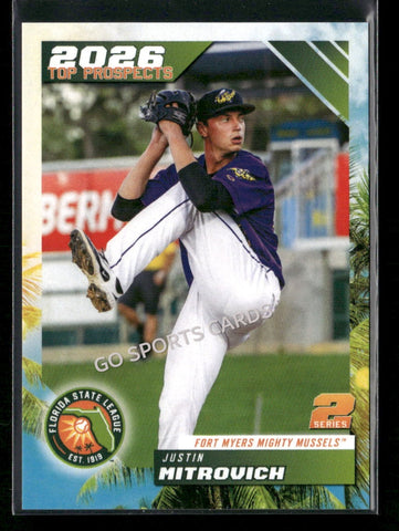 2026 Florida State League Top Prospects 2nd Justin Mitrovich