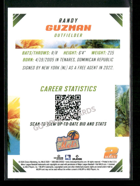 2026 Florida State League Top Prospects 2nd Randy Guzman