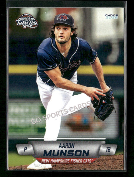 2026 New Hampshire Fisher Cats Aaron Munson