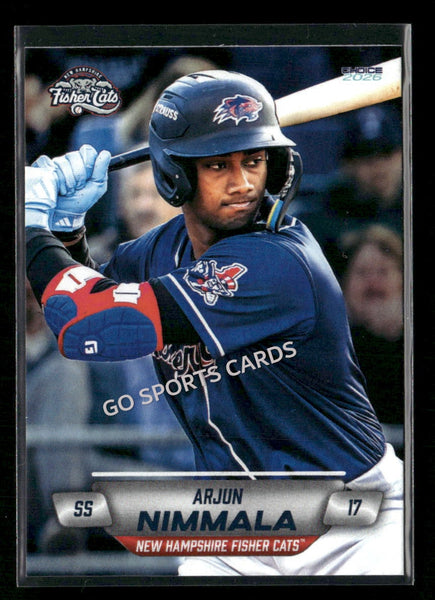 2026 New Hampshire Fisher Cats Arjun Nimmala