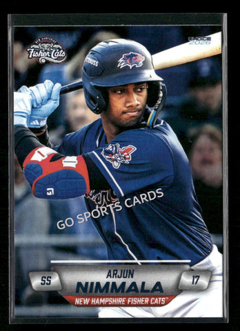 2026 New Hampshire Fisher Cats Arjun Nimmala