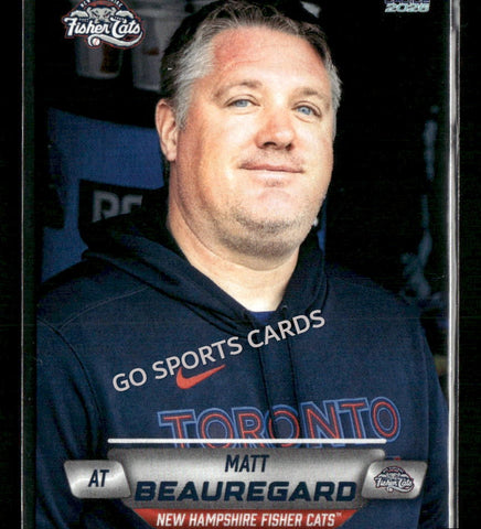 2026 New Hampshire Fisher Cats Matt Beauregard
