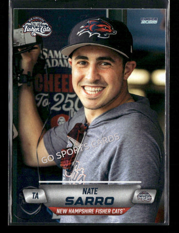 2026 New Hampshire Fisher Cats Nate Sarro
