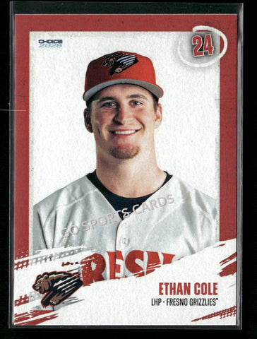 2026 Fresno Grizzlies Ethan Cole