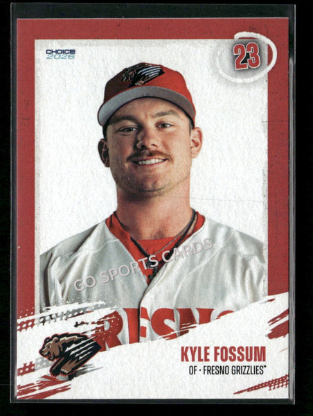 2026 Fresno Grizzlies Kyle Fossum