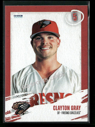 2026 Fresno Grizzlies Clayton Gray