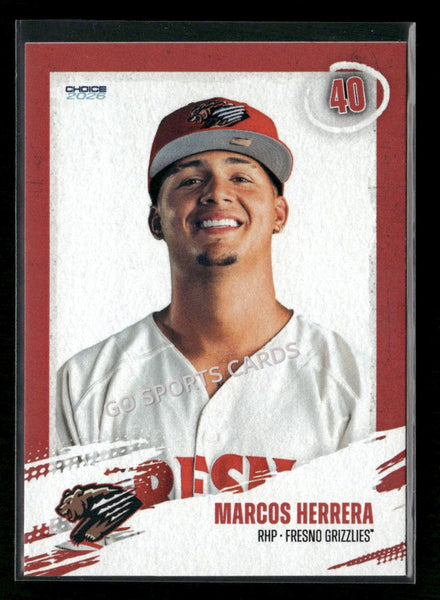 2026 Fresno Grizzlies Marcos Herrera