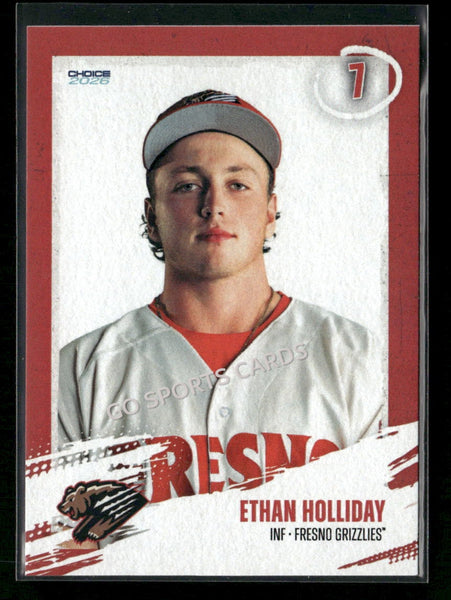 2026 Fresno Grizzlies Ethan Holliday