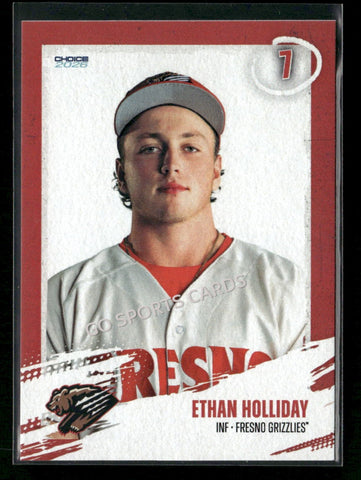 2026 Fresno Grizzlies Ethan Holliday