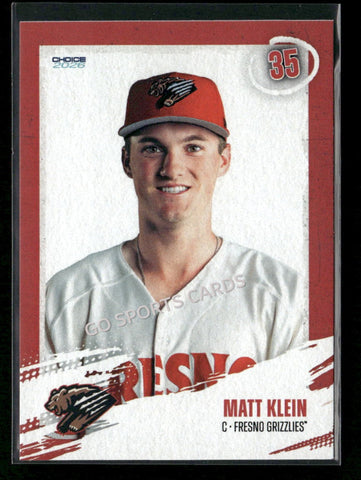 2026 Fresno Grizzlies Matt Klein