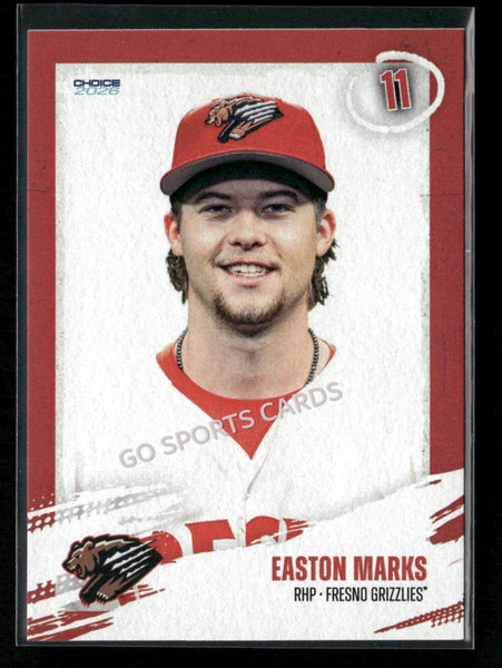 2026 Fresno Grizzlies Easton Marks