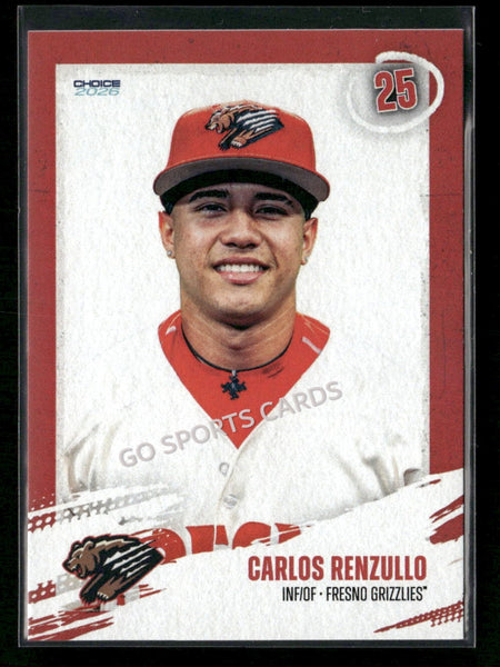 2026 Fresno Grizzlies Carlos Renzullo