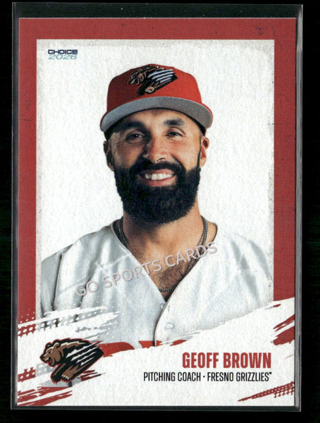 2026 Fresno Grizzlies Geoff Brown