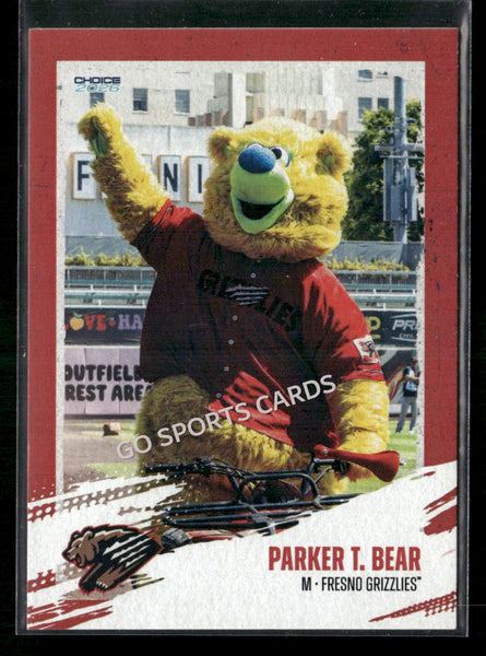 2026 Fresno Grizzlies Parker T Bear Mascot