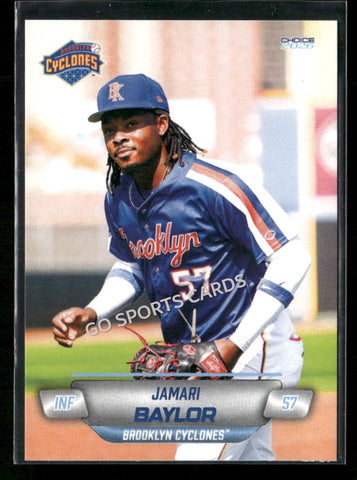 2026 Brooklyn Cyclones Jamari Baylor