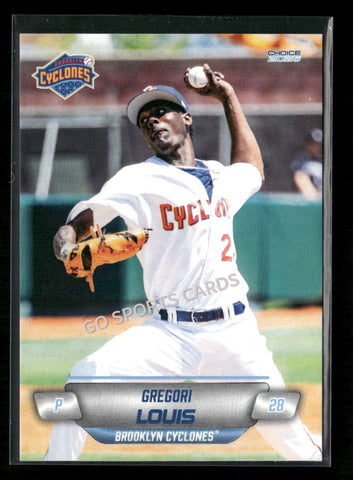 2026 Brooklyn Cyclones Gregori Louis