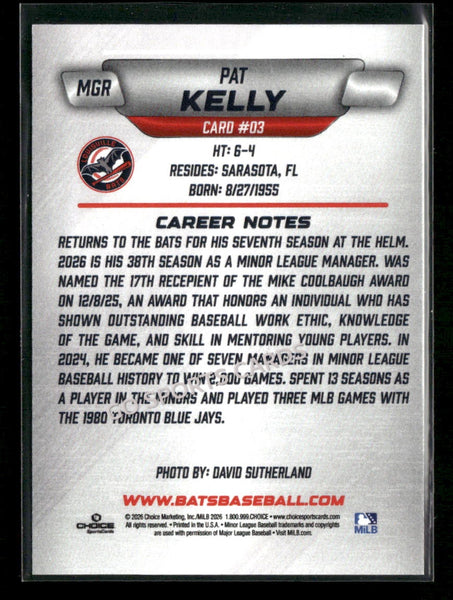 2026 Louisville Bats Pat Kelly