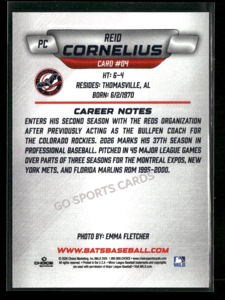 2026 Louisville Bats Reid Cornelius