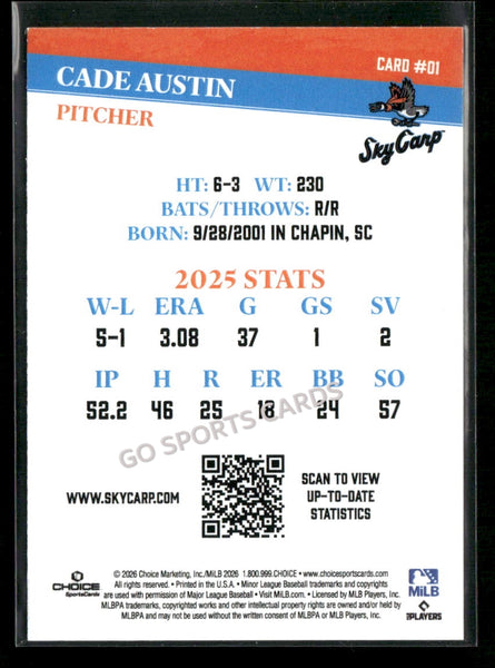 2026 Beloit Sky Carp Cade Austin