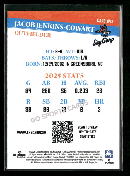 2026 Beloit Sky Carp Jacob Jenkins Cowart