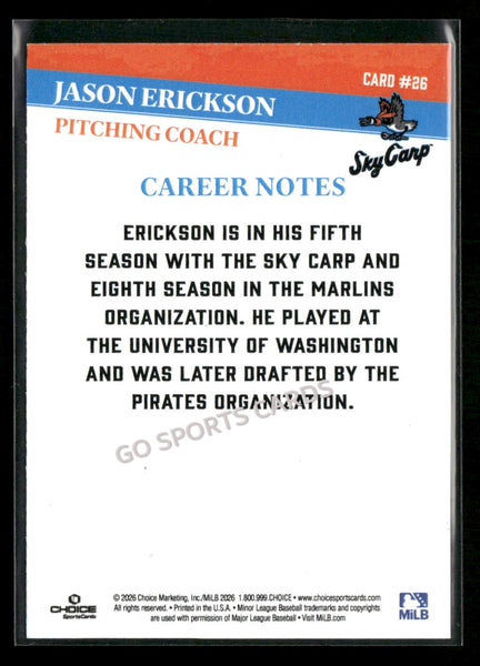 2026 Beloit Sky Carp Jason Erickson