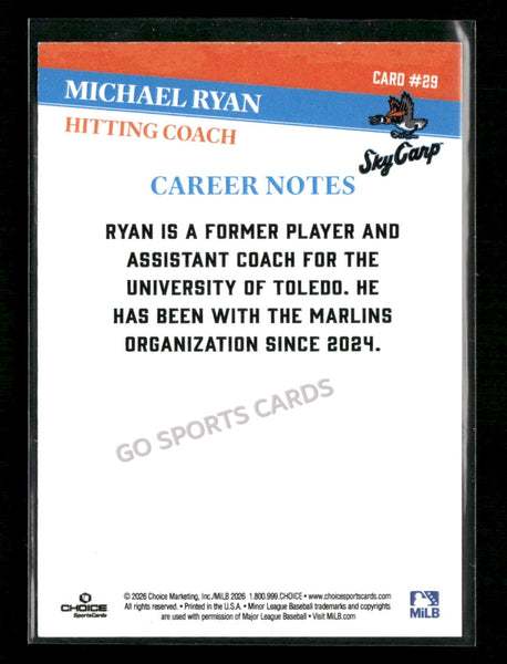 2026 Beloit Sky Carp Michael Ryan